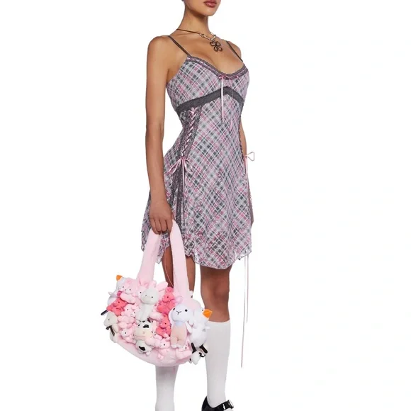 FUN N' GAMES DOLLS KILL PLUSH TOTE - Picture 2 of 16